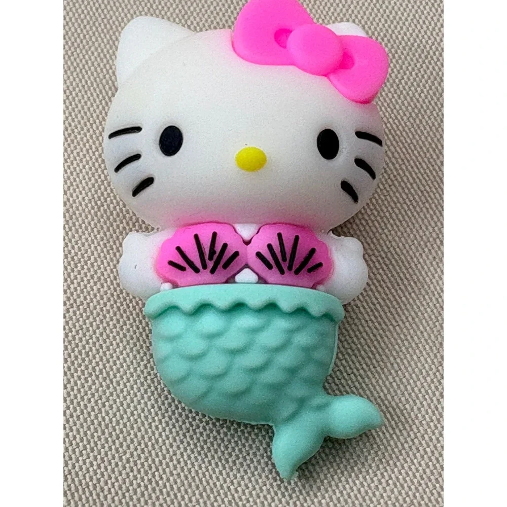 Sanrio Hello Kitty Mermaid and Kuromi Sleeping Figure Set Purple Teal Pink